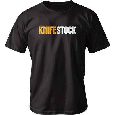 Knifestock T-shirt Big Logo Black
