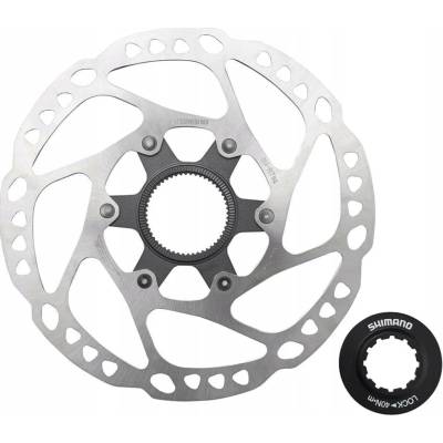 Shimano brzdový kotouč Deore SM-RT64 203mm Center lock, matice s externím ozubením, v krabičce