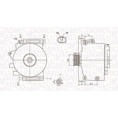Generátor MAGNETI MARELLI 063731859010