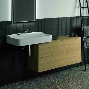 Ideal Standard Atelier Conca стенен шкаф с 2 чекмеджета и плот 120 см, цвят светъл дъб (T4330Y6)
