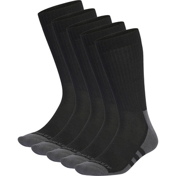 adidas Юношески чорапи Adidas Aeroready Crew 6 Pack Socks Junior - Black/Grey