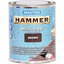 Maston Paint Hammer Hammered Brown 750 ml