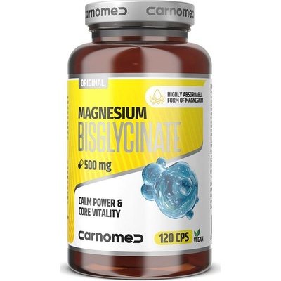 CarnoMed Magnesium bisglycinate 500 mg 120 kapslí