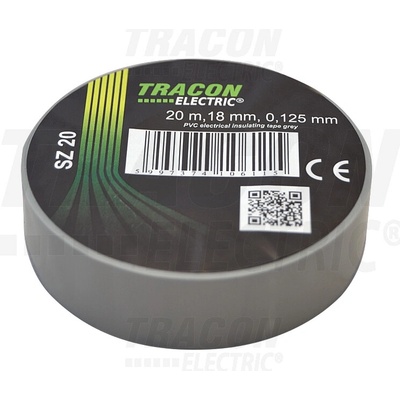 Tracon Izolačná páska 20 m × 18 mm sivá SZ20