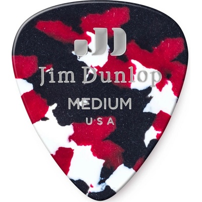 Dunlop 483-06MD Confetti Genuine Celluloid - trsátko, tvrdost medium