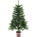 vidaXL Изкуствено коледно дърво, реалистични иглички, 65 см, зелено (284326)
