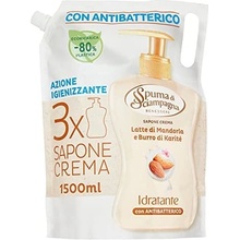 Spuma di Sciampagna Mandľové mlieko a Bambucké maslo antibakteriálne tekuté mydlo na ruky 1500 ml