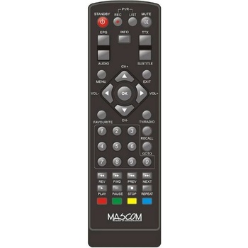 GENERAL Mascom mc650t hd, mc750t2 hd - дистанционно управление дубликат (mc650t hd, mc750t2 hd)