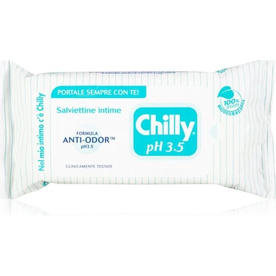 Chilly Intima Anti-Odor кърпички за интимна хигиена pH 3, 5 12 бр