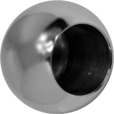 Guľa koncová ø 20 mm na trubku ø 12 mm, leštená AISI 304