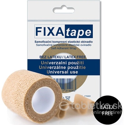 Fixatape Stretch samofixačné kompresné elastické ovínadlo bez latexu 5,0 cm x 450 cm 1 ks