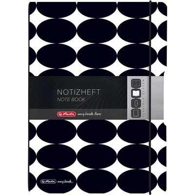 Herlitz Zošit flex A4 Just Black bodka