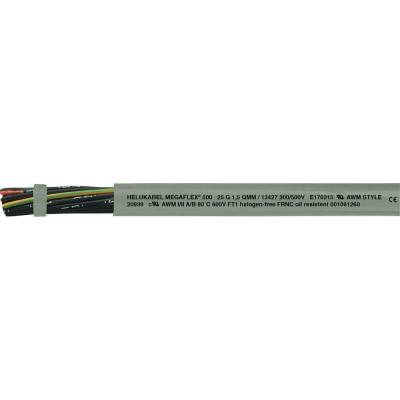 Helu MEGAFLEX® 500 13395-1000 riadiaci kábel 3 x 1 mm² 1000m sivá