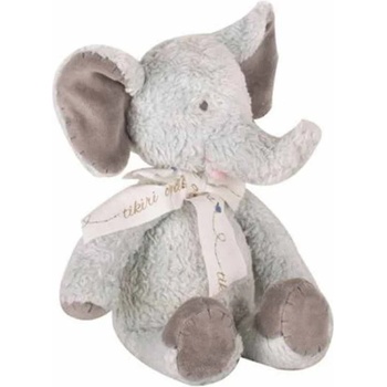 Tikiri Toys Мека играчка Tikiri - Слонче, 18 cm (94503-S)