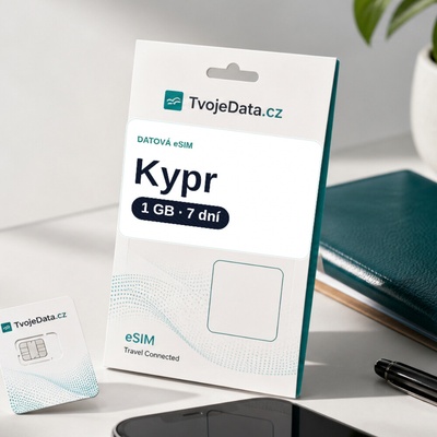 eSIM Kypr 1 GB / 7 dní
