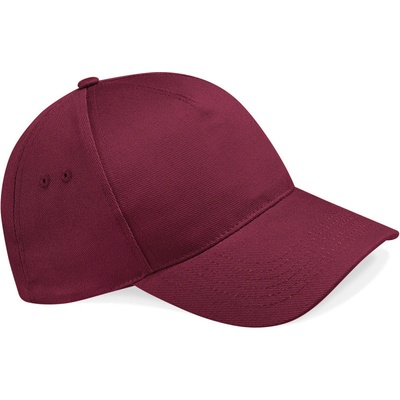 Beechfield B 15 Ultimate 5 panelová COT53001537099-burgundy Burgundová