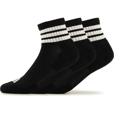 adidas Мъжки спортни чорапи adidas 3-Stripes Essential Concept Mid 3-Pack Sports socks - Black / White / White - размер 40-42 (EU) (207-1481-0113)
