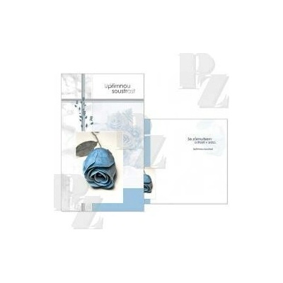 Blahopřání s textem Kondolence T M13-059, MFP Paper