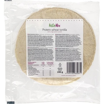 KetoMix Proteinová pšeničná tortilla 6 porcí 240 g