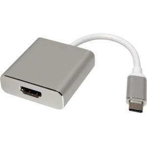 Roline Адаптер Roline 12.03. 3210, от USB Type-C(м) към HDMI(ж), бял (12.03.3210)