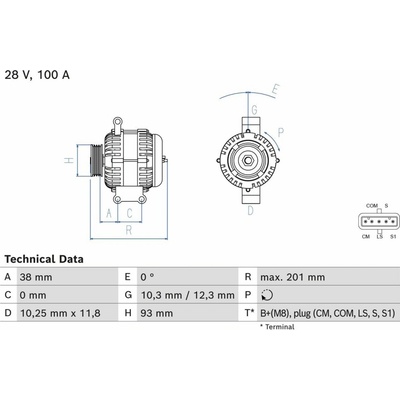 Alternátor BOSCH 0 986 084 290