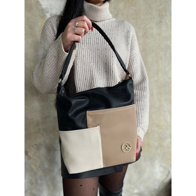 Grosso Čierna kabelka na rameno