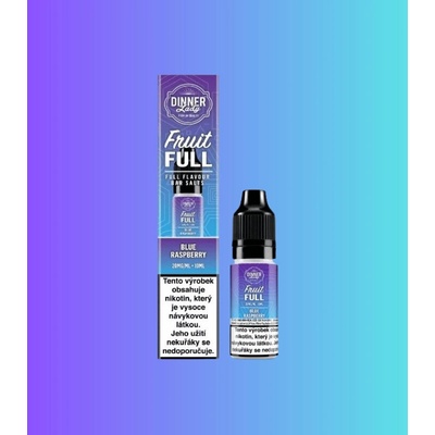 Dinner Lady Bar Salts Fruit FULL Blue Raspberry 10 ml 20 mg