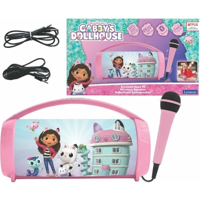 Lexibook Hudební hračka Gabby’s Dollhouse Bluetooth Světelný reproduktor s mikrofonem