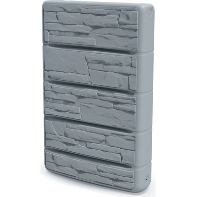 Prosperplast Sud na dažďovú vodu STONE WALL 400L farba svetlosivá