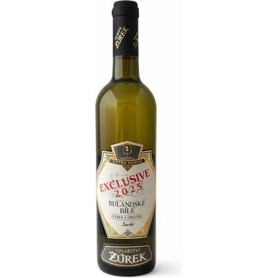 Vinařství Žůrek, Rulandské bílé výběr z hroznů 2025 13,5% 0,75 l (holá láhev)