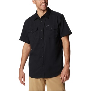 Columbia Мъжка риза с копчета Columbia Utilizer II Solid Short Sleeve Shirt - Black (033-1639-0111)