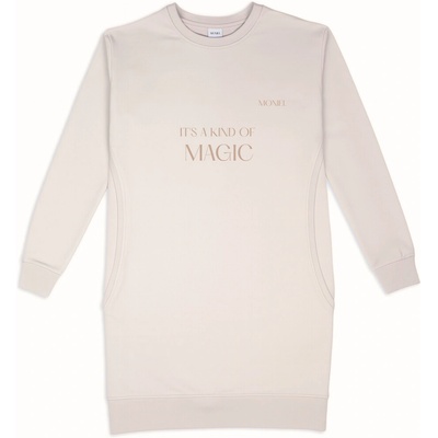 Moniel kojící mikina It's a kind of MAGIC dlouhá Basic Light Beige