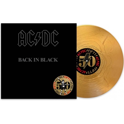 AC/DC: Back In Black - Limited Coloured Gold Metallic Vinyl LP