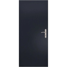 Porta doors ZK Plechové dveře pozinkované lakované antracit plné levé 80 x 197 cm SCWP0PML08LNT0SP3KH000