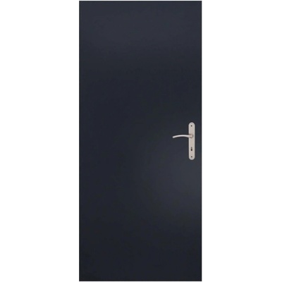 Porta doors ZK Plechové dveře pozinkované lakované antracit plné levé 80 x 197 cm SCWP0PML08LNT0SP3KH000