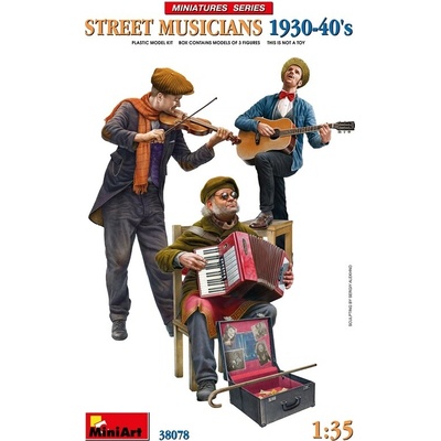 MiniArt Figures Street musician 1930-40 3 1:35