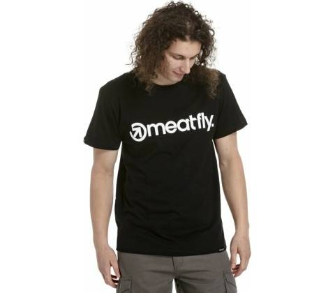 Meatfly Logo triko černá