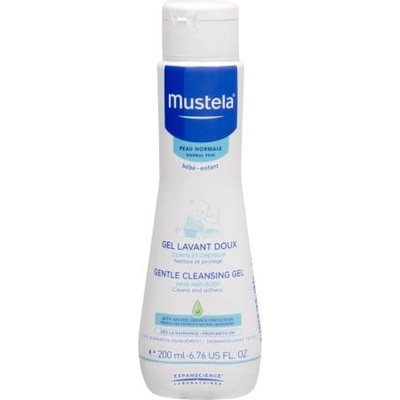 Mustela Bébé Gentle Cleansing Gel Hair and Body нежен измиващ гел за тяло и коса за деца, бебета и новородени 200 ml