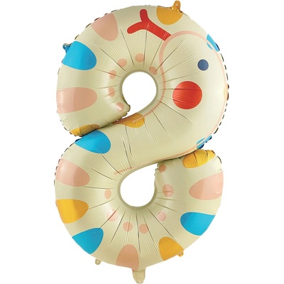 JUNIOR Balón zvieratko 40" 100 cm číslo 8