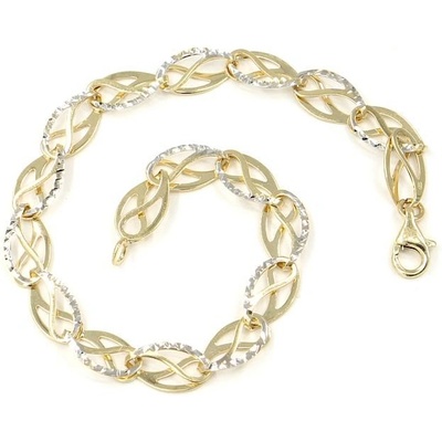 Pattic zlatý náramek bicolor CA235303-19