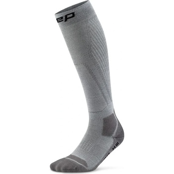 CEP Мъжки компресионни чорапи CEP Hiking Light Cushion Socks Tall Compression socks - Grey / Dark Grey - размер III (207-1132-0211)
