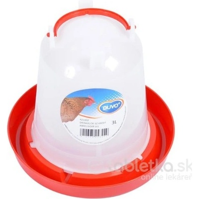 DUVO+ Napájačka s rukoväťou, zvon 3 L