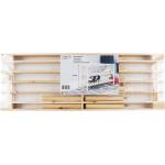 EDCO ЕТАЖЕРКА ЗА ОБУВКИ 3 НИВА 74x26x50см ДЪРВО (871366704312)
