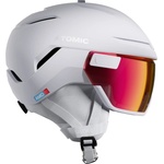 Atomic Ски каска Atomic Savor GT Amid Visor Photochromic S1-3 Ski helmet - White Heather / Red Photo - размер One Size (418-1613-0411)