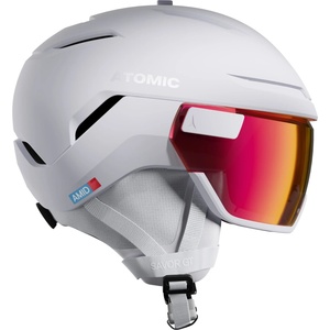 Atomic Ски каска Atomic Savor GT Amid Visor Photochromic S1-3 Ski helmet - White Heather / Red Photo - размер One Size (418-1613-0411)