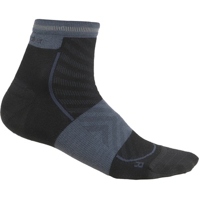 Icebreaker Дамски чорапи за бягане Icebreaker Women's Merino Run+ Ultralight Mini Running socks - Black / Graphite - размер 41-43 (EU) (201-8168-0113)