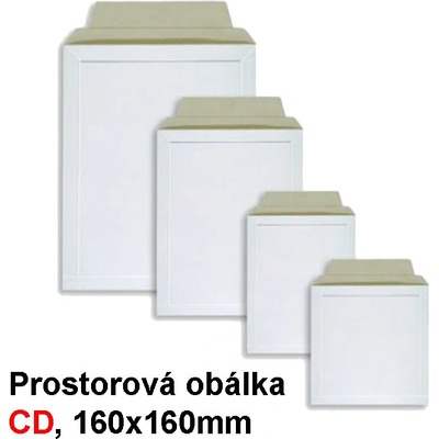 Obálka prostorová na CD HIT, 160x160mm, 1ks/100, 240.00