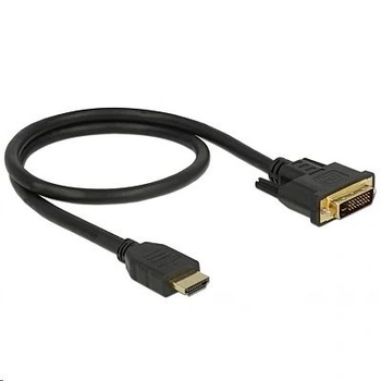 Delock 85654 HDMI към DVI 24 + 1 2 двупосочен черен кабел (85652) (85652)