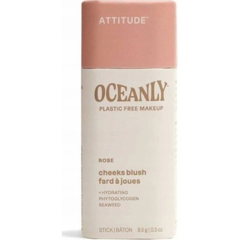 Attitude Oceanly Tuhá krémová tvářenka Rose 8,5 g