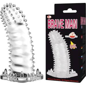  Пенис ръкав за смели мъже, 14см. - Brave Man Sleeve (DEBRA00611)